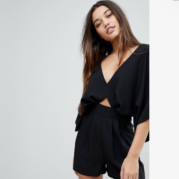ASOS Pants - ASOS Kimono Sleeve & Keyhole Romper
